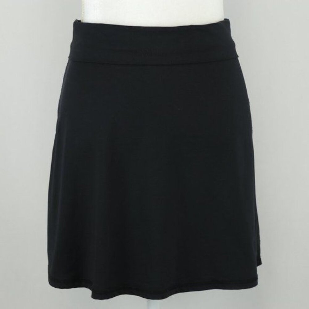 Carve Designs Women's Extra Small Black Pull On Yoga Waist A-Line Mini Skirt